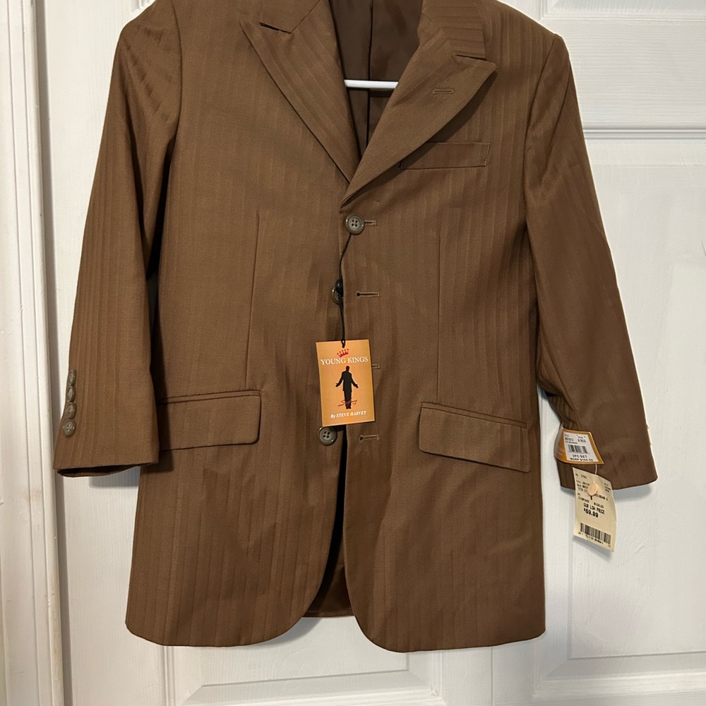 Classic Brown Kids Suit Set